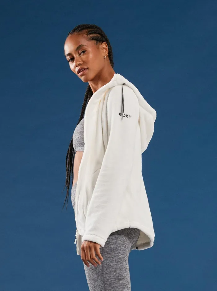 Roxy Fleece and Softshells Tundra Technical Fleece Egret 8211 Women