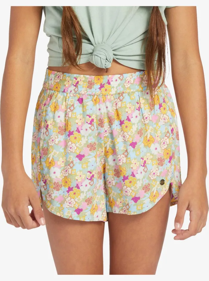 Roxy Jeans and Pants Girls039 416 Canyon Moon Elasticized Shorts Fern Memories 8211 Women