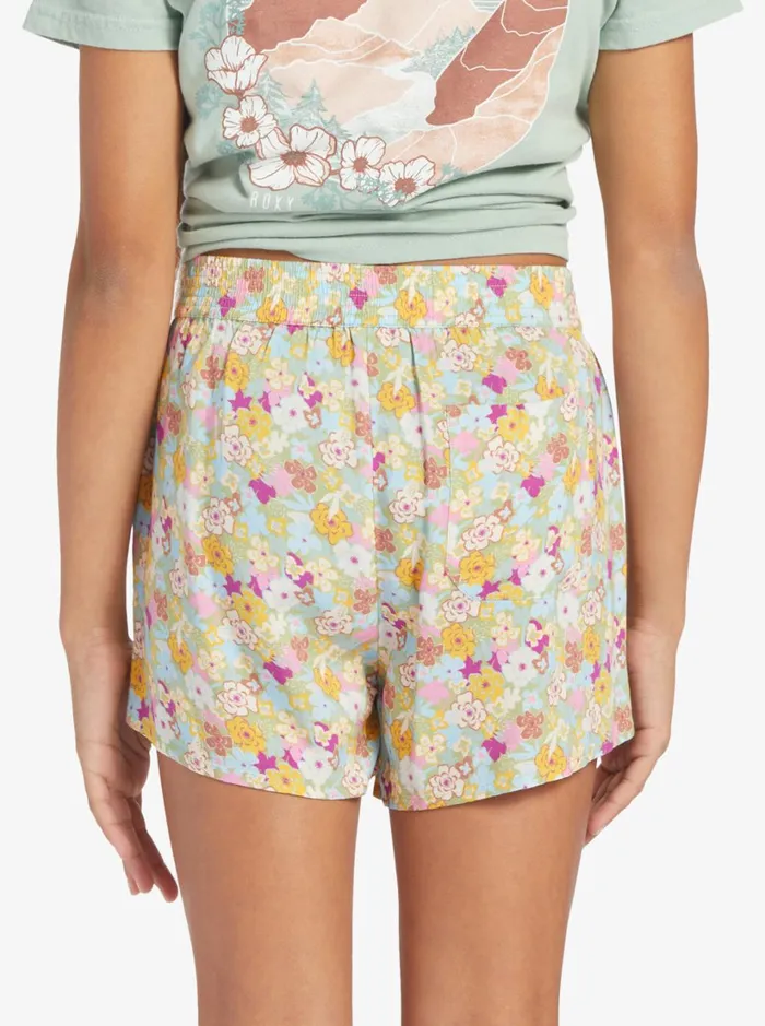 Roxy Jeans and Pants Girls039 416 Canyon Moon Elasticized Shorts Fern Memories 8211 Women