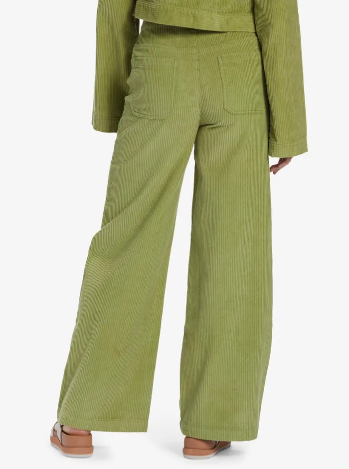 Roxy Pants and Jeans Chloe Kim Corduroy Pants Iguana 8211 Women