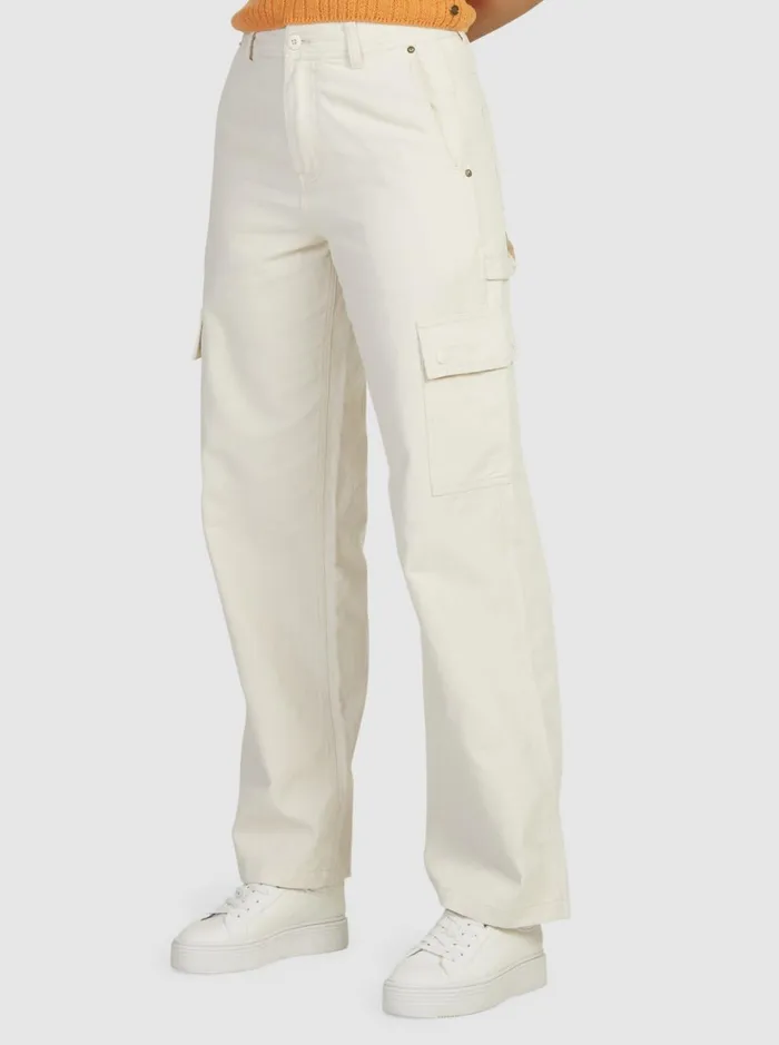 Roxy Pants and Jeans Lefty Cargo Trousers Natural 8211 Women