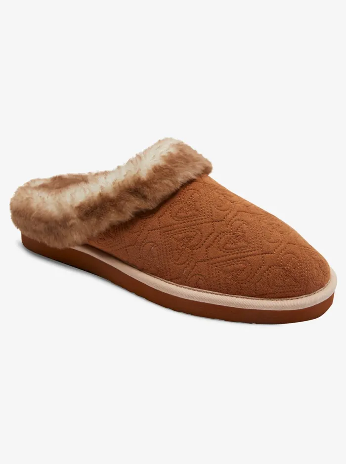 Roxy Sandals Cozzee Mule Slippers Tan 8211 Women