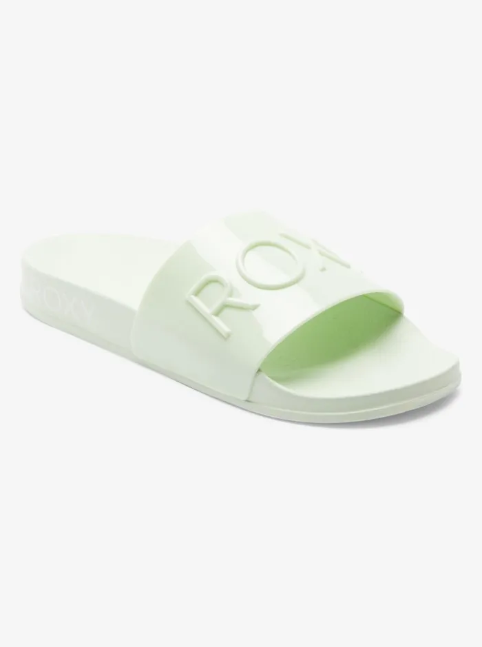 Roxy Sandals Slippy Jelly Sandals Green Tea 8211 Women