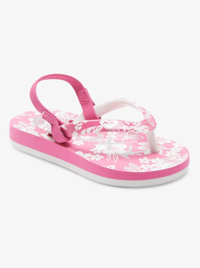 Roxy Shoes and Sandals Toddler039s Pebbles Sandals Pinkwhite 8211 Women