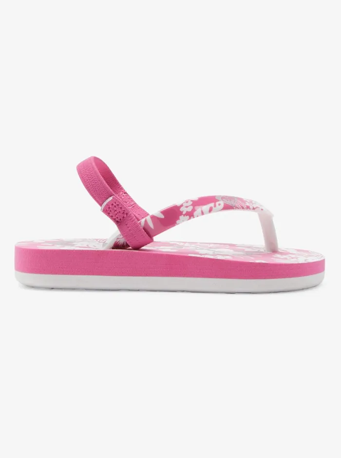Roxy Shoes and Sandals Toddler039s Pebbles Sandals Pinkwhite 8211 Women