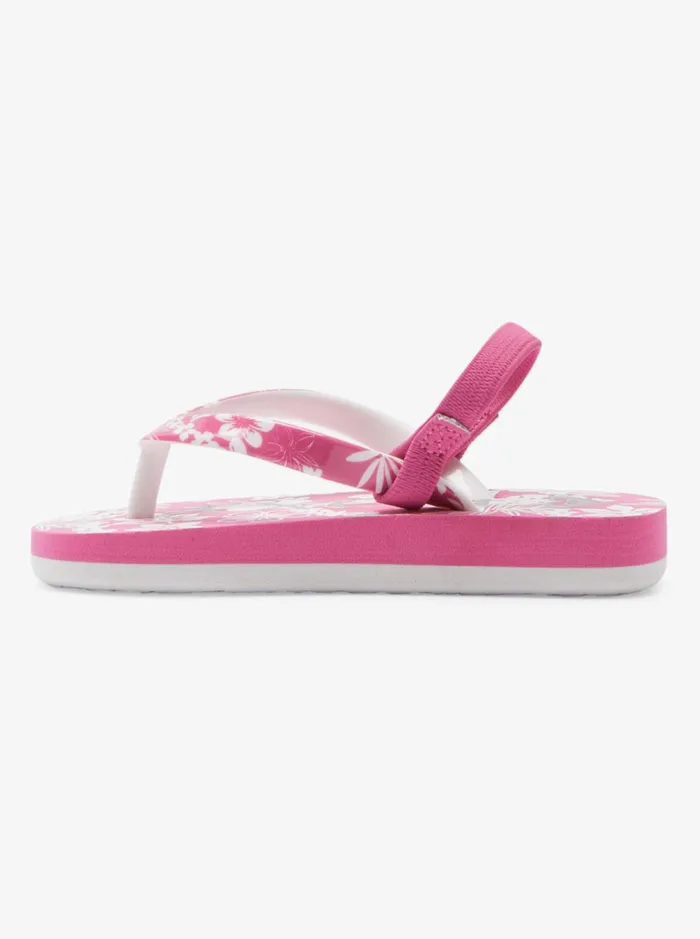 Roxy Shoes and Sandals Toddler039s Pebbles Sandals Pinkwhite 8211 Women