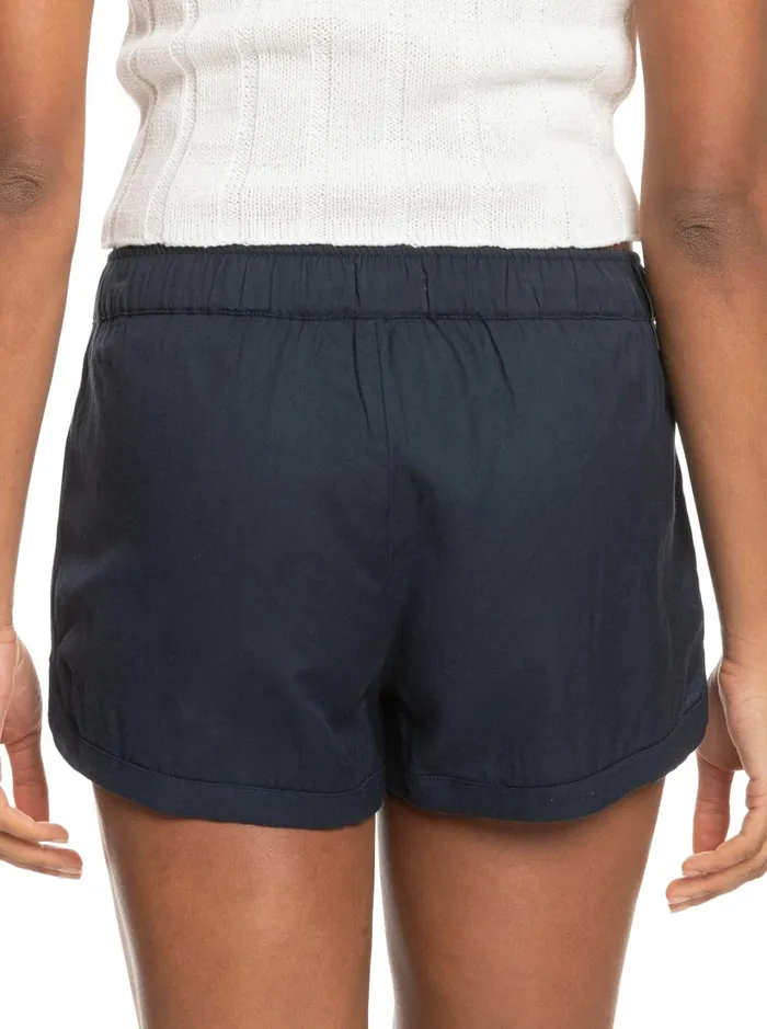 Roxy Shorts New Impossible Love Elasticized Shorts Mood Indigo 8211 Women