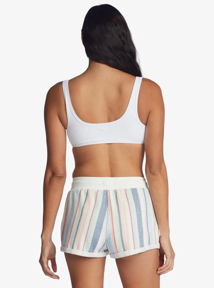 Roxy Shorts Waves And Rays Fleece Bottom Bayside Stripe 8211 Women