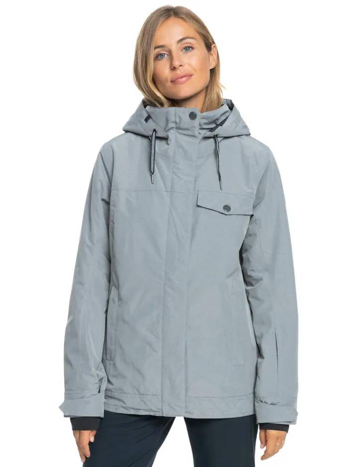 Roxy Snow Jackets Billie Technical Snow Jacket Heather Grey 8211 Women
