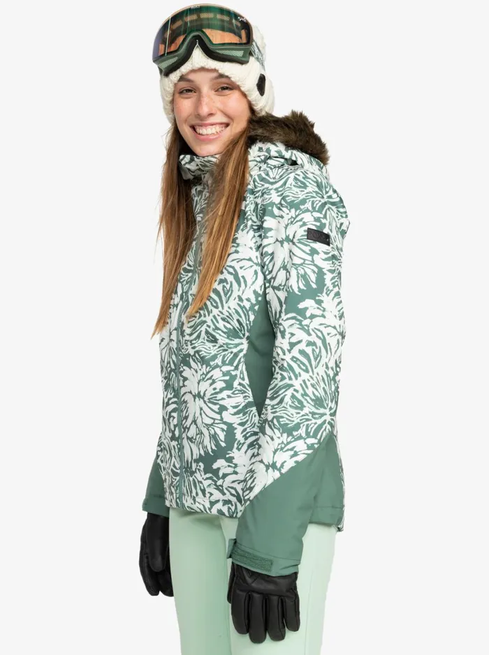 Roxy Snow Jackets Jet Ski Premium Technical Snow Jacket Dark Forest Wild 8211 Women