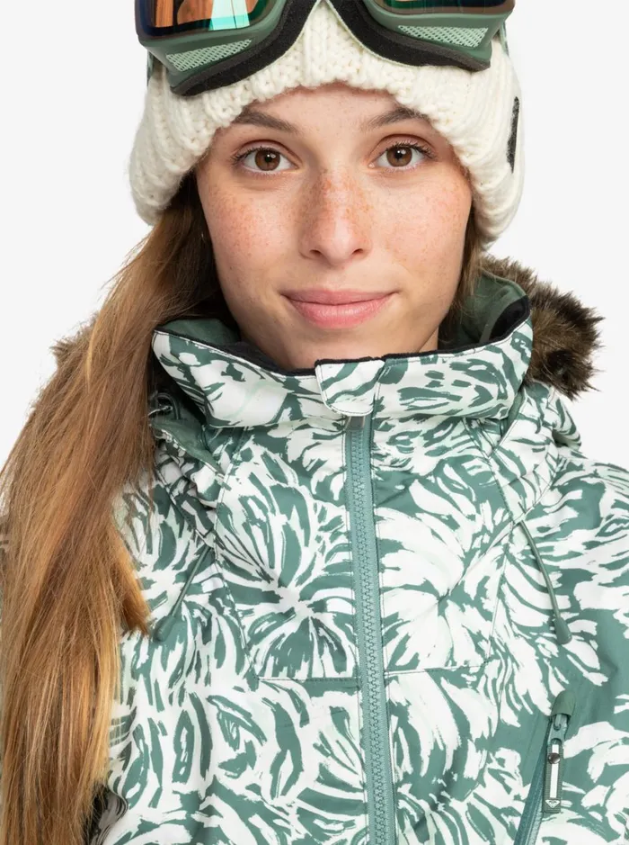 Roxy Snow Jackets Jet Ski Premium Technical Snow Jacket Dark Forest Wild 8211 Women