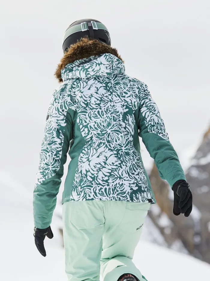 Roxy Snow Jackets Jet Ski Premium Technical Snow Jacket Dark Forest Wild 8211 Women