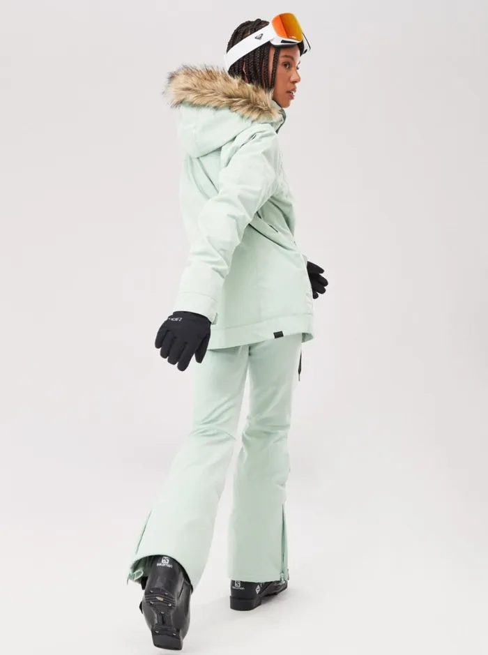Roxy Snow Jackets Meade Technical Snow Jacket Cameo Green 8211 Women