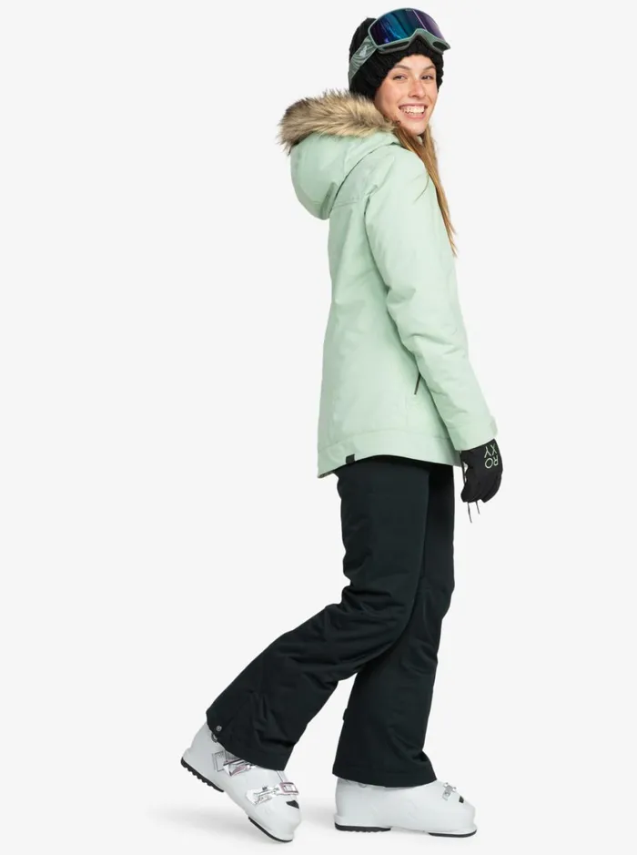 Roxy Snow Jackets Meade Technical Snow Jacket Cameo Green 8211 Women