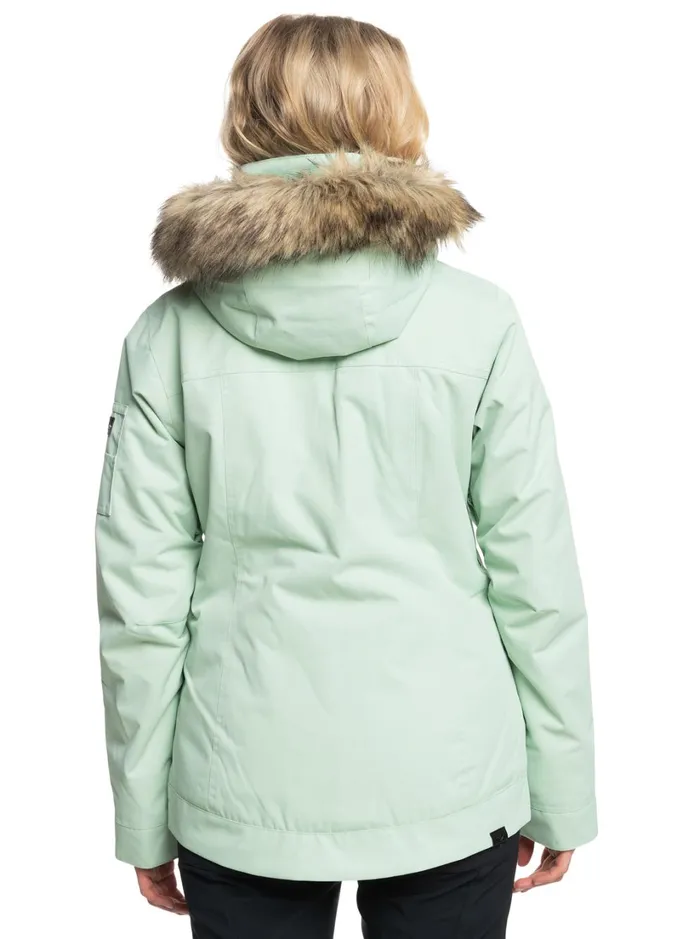 Roxy Snow Jackets Meade Technical Snow Jacket Cameo Green 8211 Women