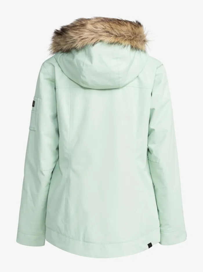 Roxy Snow Jackets Meade Technical Snow Jacket Cameo Green 8211 Women
