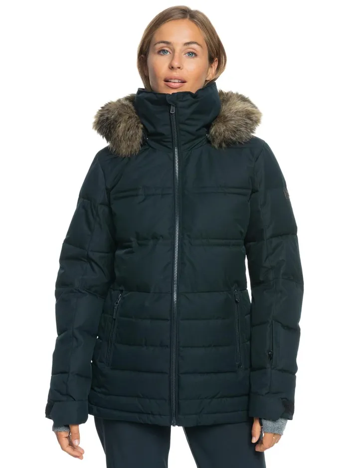 Roxy Snow Jackets Quinn Technical Snow Jacket True Black 8211 Women