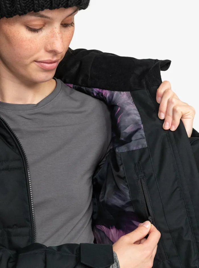 Roxy Snow Jackets Quinn Technical Snow Jacket True Black 8211 Women