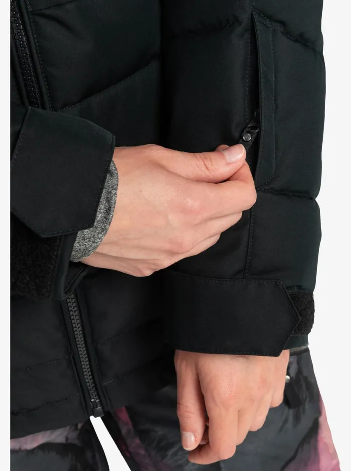 Roxy Snow Jackets Quinn Technical Snow Jacket True Black 8211 Women