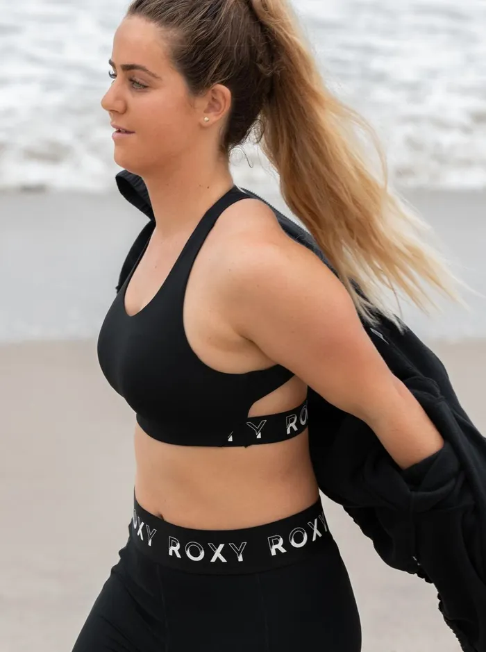 Roxy Sports Bras Bold Moves Sports Bra Anthracite 8211 Women