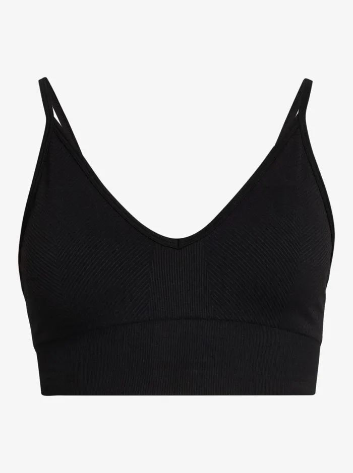 Roxy Sports Bras Chill Out Seamless Sports Bra Anthracite 8211 Women