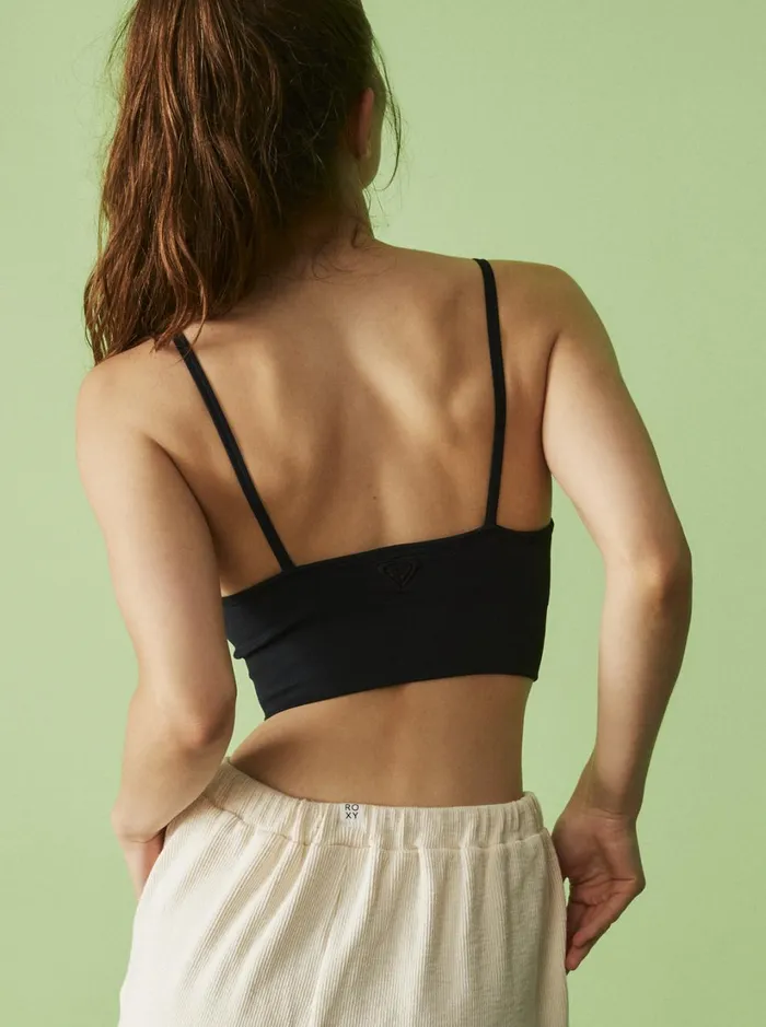 Roxy Sports Bras Chill Out Seamless Sports Bra Anthracite 8211 Women