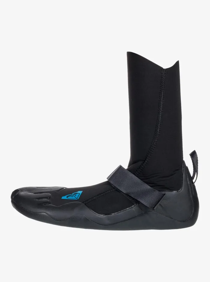 Roxy Surf Boots 5mm Swell Series Round Toe Wetsuit Boots True Black 8211 Women