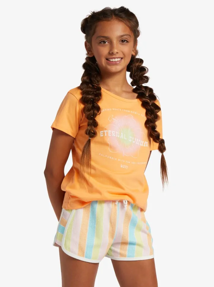 Roxy Tees and Tanks Girl039s 416 Day And Night B TShirt For Girls Mock Orange 8211 Women Roxy Tees and Tanks Girl039s 416 Day And Night B TShirt For Girls Mock Orange 8211 Women