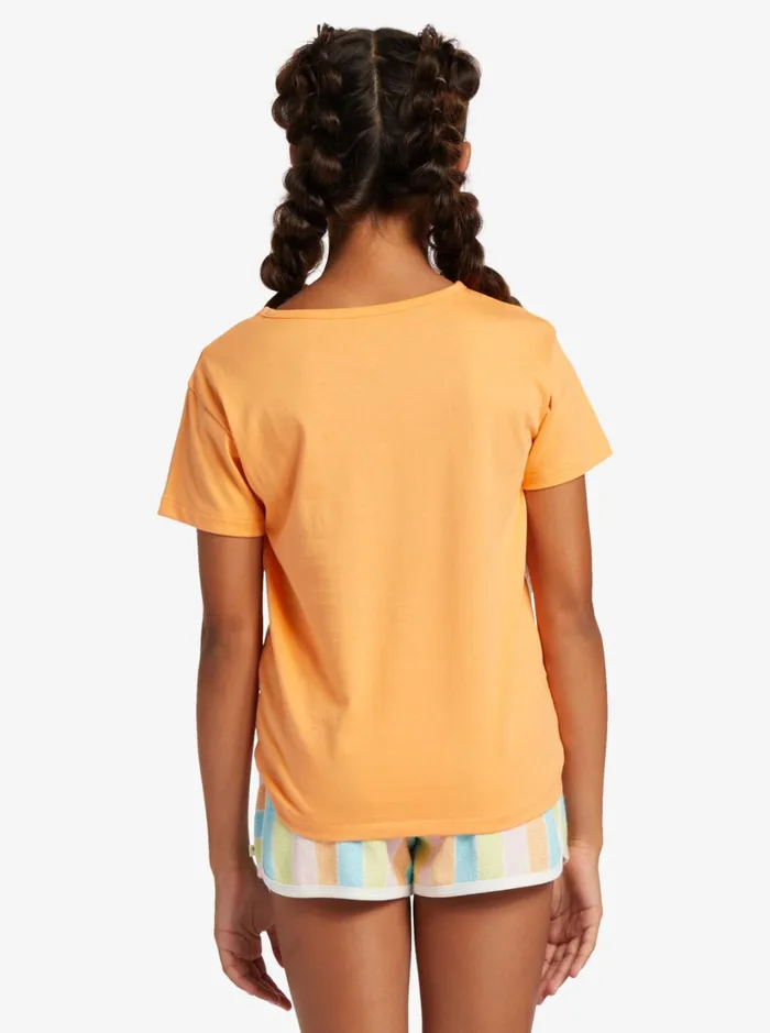 Roxy Tees and Tanks Girl039s 416 Day And Night B TShirt For Girls Mock Orange 8211 Women