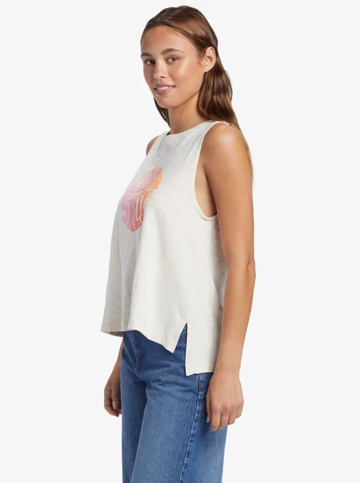 Roxy Tees and Tanks Kinda Salty Sleeveless TShirt Tapioca 8211 Women