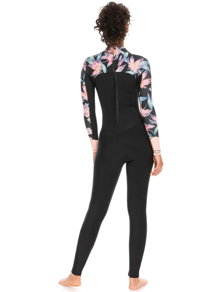 Roxy Wetsuits 32mm Swell Series Back Zip Wetsuit Anthracite Paradise Found S 8211 Women