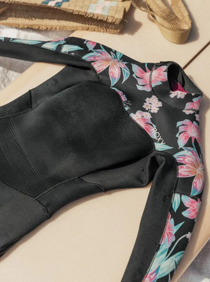 Roxy Wetsuits 32mm Swell Series Back Zip Wetsuit Anthracite Paradise Found S 8211 Women