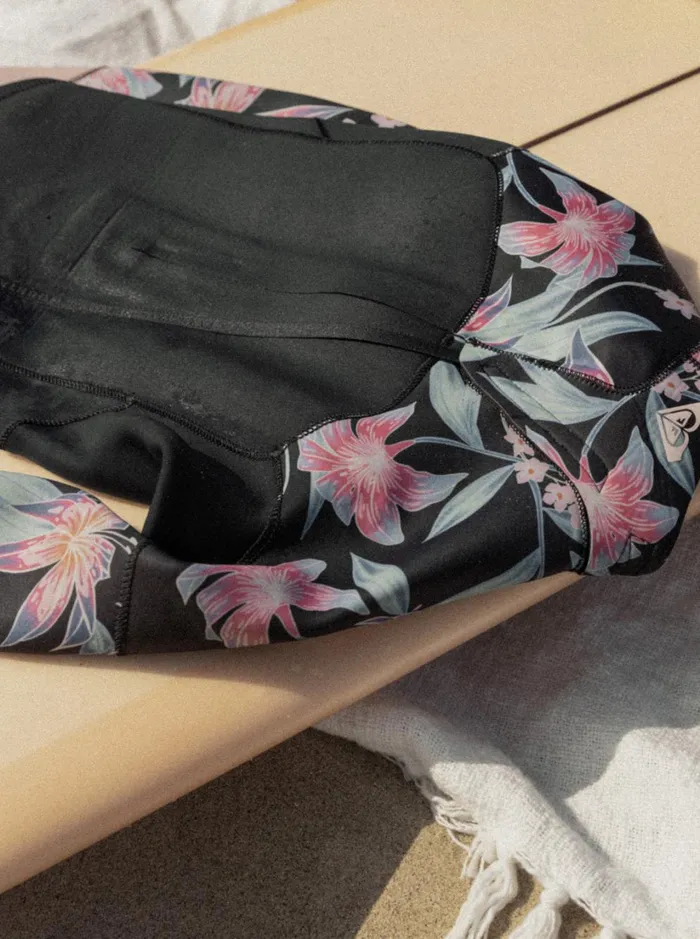 Roxy Wetsuits 32mm Swell Series Back Zip Wetsuit Anthracite Paradise Found S 8211 Women