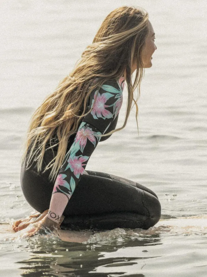 Roxy Wetsuits 32mm Swell Series Back Zip Wetsuit Anthracite Paradise Found S 8211 Women