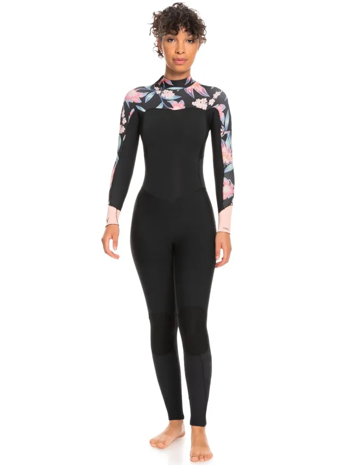 Roxy Wetsuits 32mm Swell Series Back Zip Wetsuit Anthracite Paradise Found S 8211 Women