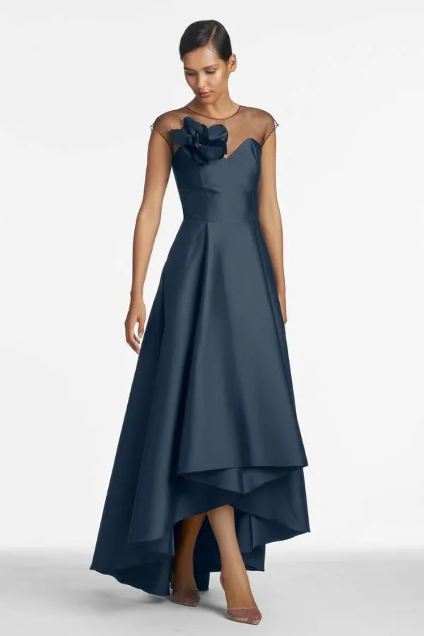 Sachin and Babi Blakely Gown 8211 Navy Navy Women Plus Sizes