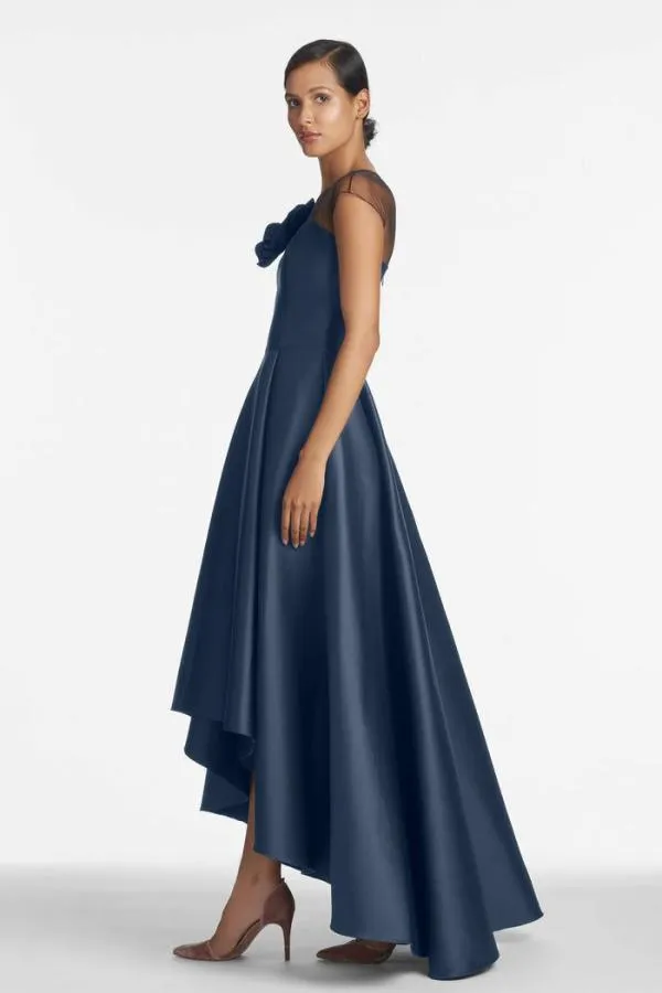 Sachin and Babi Blakely Gown 8211 Navy Navy Women Plus Sizes