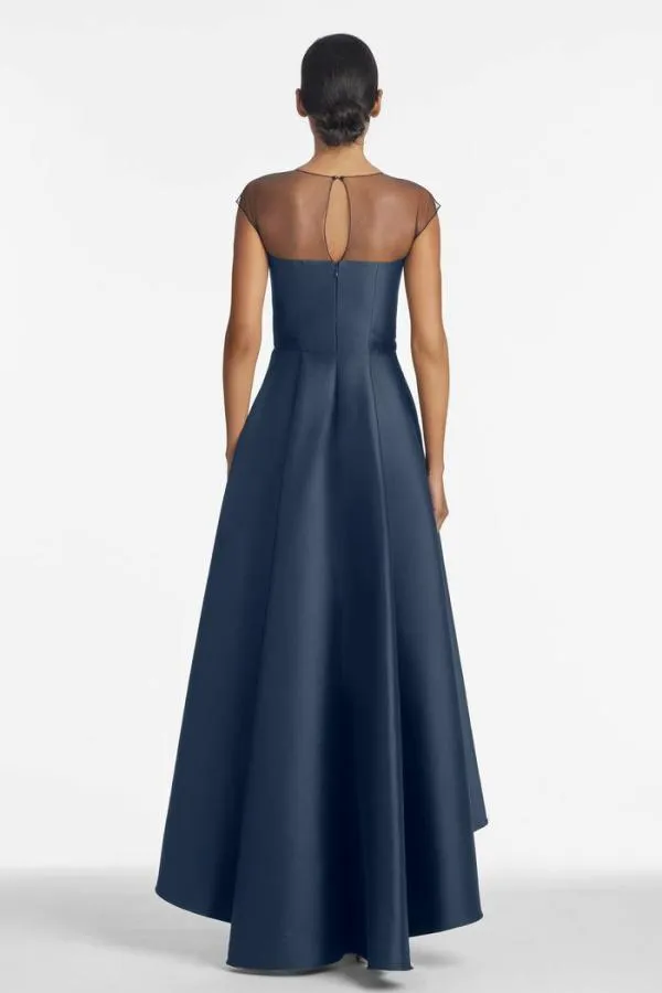 Sachin and Babi Blakely Gown 8211 Navy Navy Women Plus Sizes
