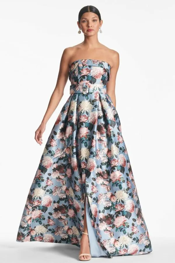 Sachin and Babi Brielle Gown 8211 Ice Blue Garden Ice Blue Garden Women Plus Sizes Sachin and Babi Brielle Gown 8211 Ice Blue Garden Ice Blue Garden Women Plus Sizes