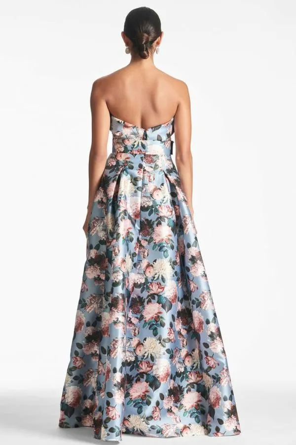 Sachin and Babi Brielle Gown 8211 Ice Blue Garden Ice Blue Garden Women Plus Sizes