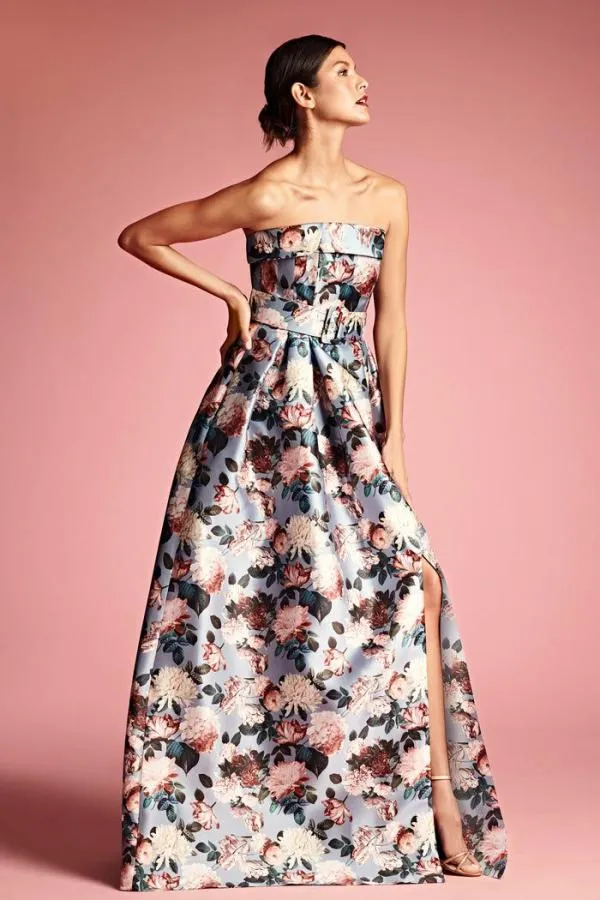 Sachin and Babi Brielle Gown 8211 Ice Blue Garden Ice Blue Garden Women Plus Sizes