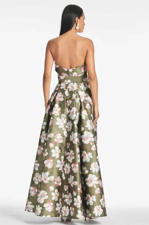 Sachin and Babi Brielle Gown 8211 Moss Magnolia Moss Magnolia Women Plus Sizes