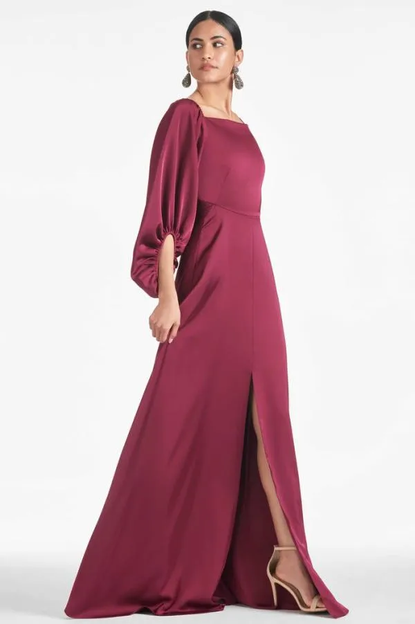 Sachin and Babi Bryant Gown 8211 Garnet Garnet Women Plus Sizes