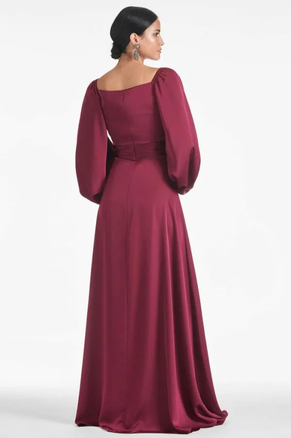 Sachin and Babi Bryant Gown 8211 Garnet Garnet Women Plus Sizes