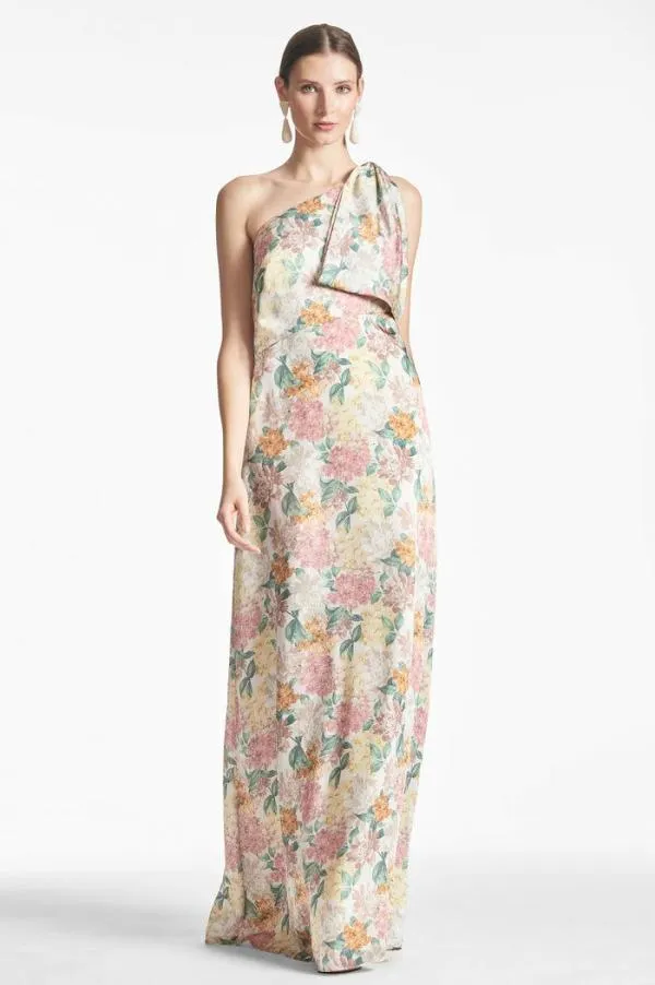Sachin and Babi Chelsea Gown 8211 Antique Bouquet Antique Bouquet Women Plus Sizes