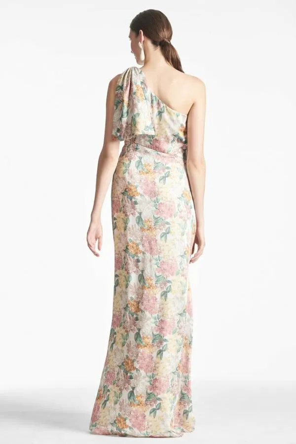 Sachin and Babi Chelsea Gown 8211 Antique Bouquet Antique Bouquet Women Plus Sizes