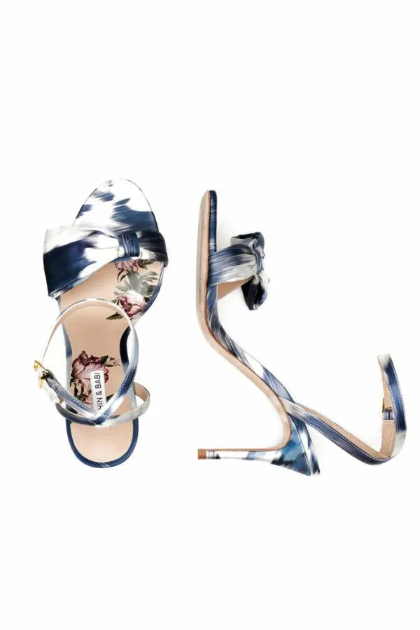 Sachin and Babi Chelsea ObiBow Open Toe 8211 Blue Ikat Floral Blue Ikat Floral Women Shoes Sachin and Babi Chelsea ObiBow Open Toe 8211 Blue Ikat Floral Blue Ikat Floral Women Shoes