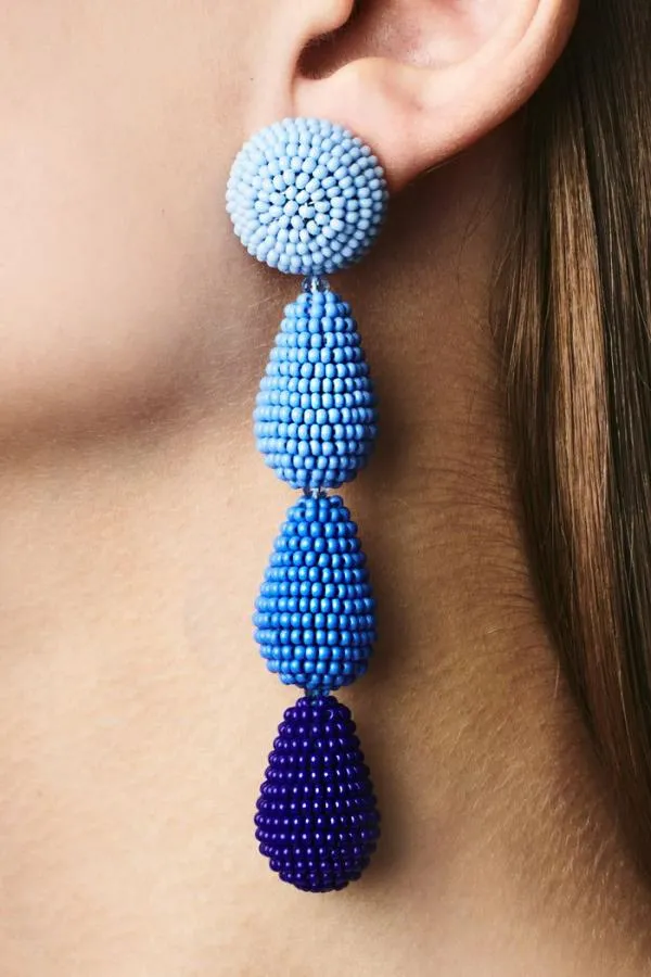 Sachin and Babi Eliza Earrings 8211 Smooth Beads Black Women Earrings