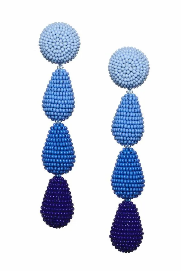 Sachin and Babi Eliza Earrings 8211 Smooth Beads Black Women Earrings