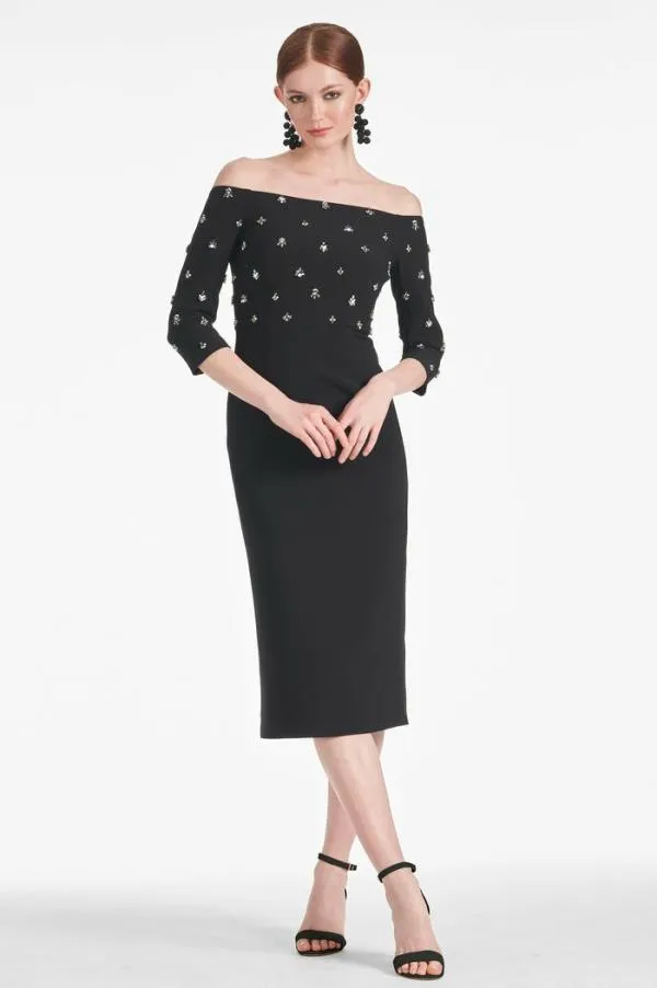 Sachin and Babi Fatima Dress 8211 Black Black Women Plus Sizes